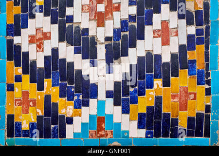 Usbekistan, Fergana Region, Kokand, Hauptstadt des Khanats Kokand, Palast des Khans, Khoudayar Khan, XiX Jahrhundert, polychrome ce Stockfoto