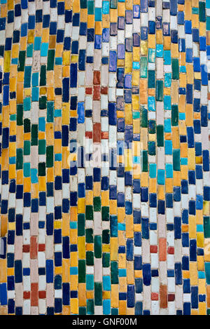 Usbekistan, Fergana Region, Kokand, Hauptstadt des Khanats Kokand, Palast des Khans, Khoudayar Khan, XiX Jahrhundert, polychrome ce Stockfoto