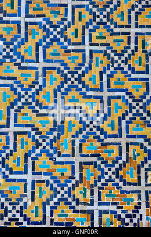 Usbekistan, Fergana Region, Kokand, Hauptstadt des Khanats Kokand, Palast des Khans, Khoudayar Khan, XiX Jahrhundert, polychrome ce Stockfoto