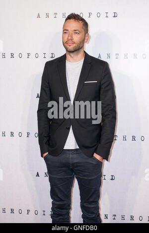 London, UK. 30. August 2016.  Sean Ellis besuchen Sie die UK-Premiere von "Menschenaffen" am BFI Southbank am 30. August 2016 in London, England. Foto: siehe Li/Bild Hauptstadt/Alamy Live News Stockfoto