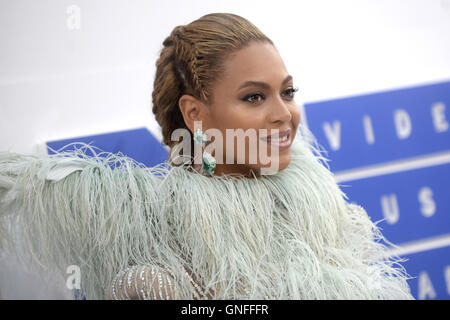 New York City. 28. August 2016. Beyonce besucht 2016 MTV Video Music Awards im Madison Square Garden am 28. August 2016 in New York City. | Verwendung Weltweit © Dpa/Alamy Live-Nachrichten Stockfoto