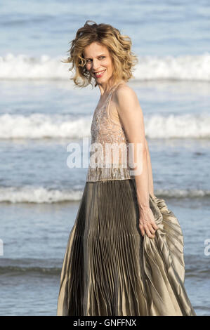 Venedig, Italien. 30. August 2016. Sonia Bergamasco beim Photocall Excelsior Hotel Strandhotel auf der 73. Venice International Film Festival am 30. August 2016 in Venedig, Italien. | Verwendung Weltweit © Dpa/Alamy Live-Nachrichten Stockfoto