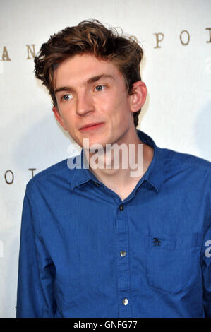 London, UK, 30. August 2016, Bill Milner besucht Filmpremiere von "Menschenaffen" am BFI Southbank. Bildnachweis: JOHNNY ARMSTEAD/Alamy Live-Nachrichten Stockfoto