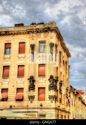 Gebäude in der Altstadt von Split - Kroatien Stockfoto