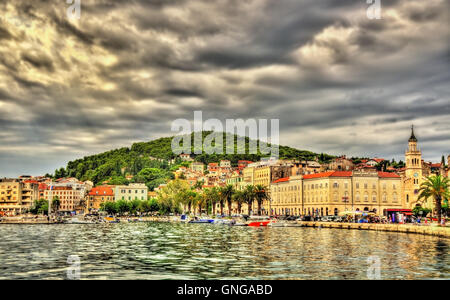 Ansicht der Böschung in Split - Kroatien Stockfoto