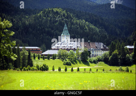 Hotel Schloss Elmau, 2014 Stockfoto