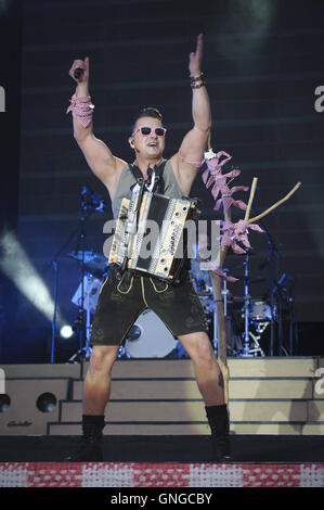 Andreas Gabalier in München, 2014 Stockfoto