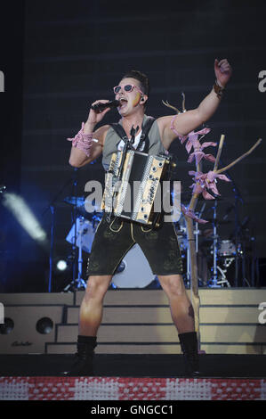 Andreas Gabalier in München, 2014 Stockfoto