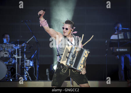 Andreas Gabalier in München, 2014 Stockfoto