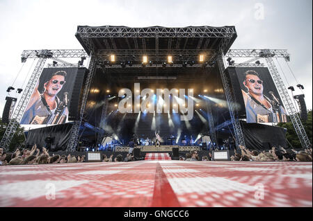 Andreas Gabalier in München, 2014 Stockfoto