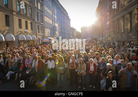 Festspielnacht bei der Eröffnung der Opernfestspiele in München, 2014 Stockfoto