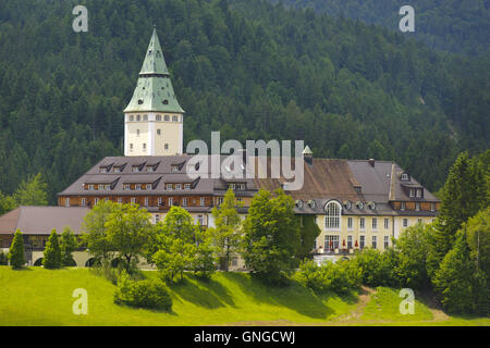 Schloss und Hotel Elmau Stockfoto