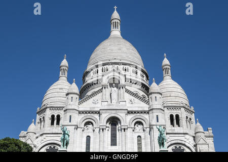 Basilika Sacre Coeur, Montmartre, Paris, Frankreich Stockfoto