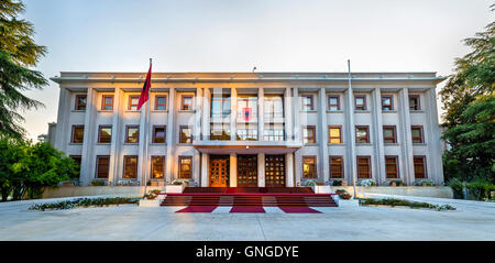 Presidential Palace von Tirana - Albanien Stockfoto