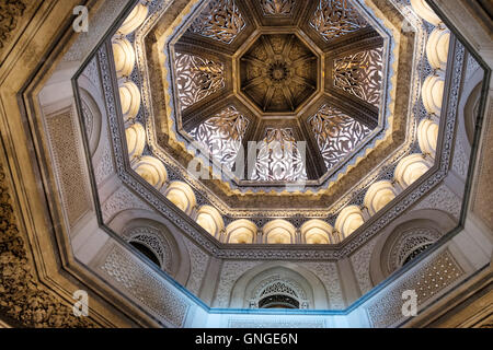 Innenräume des Monserrate Palace in der Nähe von Sintra, Portugal Stockfoto