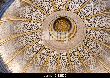 Innenräume des Monserrate Palace in der Nähe von Sintra, Portugal Stockfoto