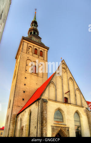 St.-Nikolaus-Kirche in Tallinn - Estland Stockfoto