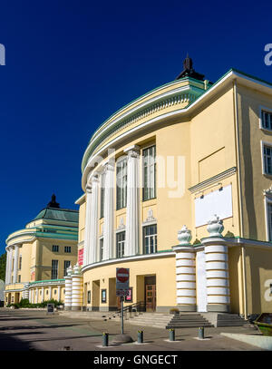 Ansicht der Estnischen Nationaloper in Tallinn Stockfoto