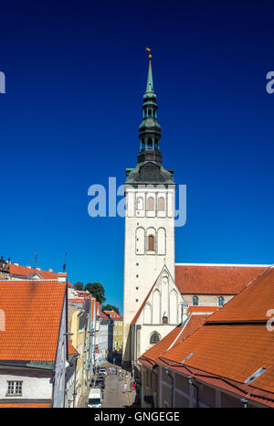 St.-Nikolaus-Kirche in Tallinn - Estland Stockfoto