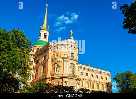 Sankt-Michael-Schloss in Sankt Petersburg - Russland Stockfoto