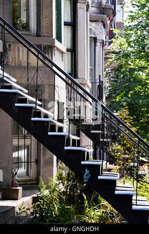 Haus in Le Plateau-Mont-Royal, Montreal, Kanada Stockfoto