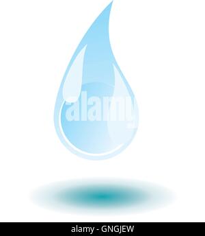 Wasser Tropfen Vektor Stock Vektor