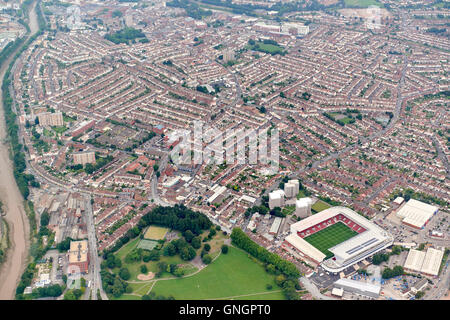 Ashton Gate Stadium Bristol, Südwest-England Stockfoto