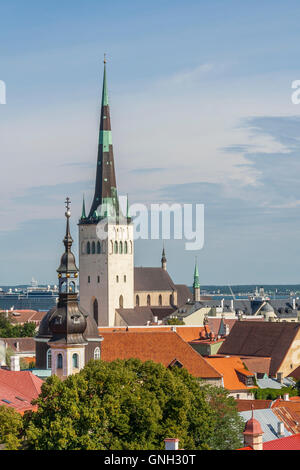 St.Olaf Kirche in Tallinn Stockfoto