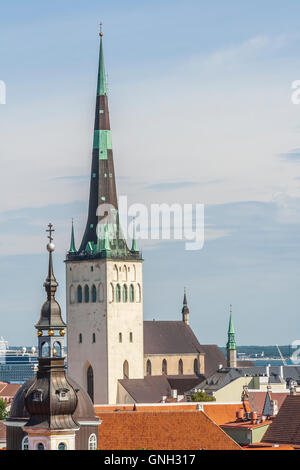 St.Olaf Kirche in Tallinn Stockfoto