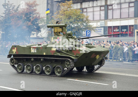 Militärparade in der ukrainischen Hauptstadt Stockfoto