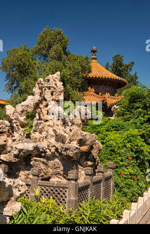 Imperial-Garten an der verbotenen Stadt in Peking, China Stockfoto