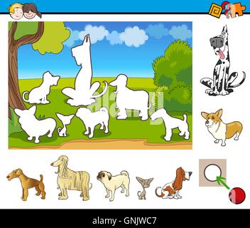 Lernspiel für Kinder Stock Vektor