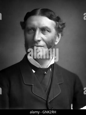 MATTHEW ARNOLD (1822-1888), englischer Dichter und Pädagoge und Inspektor der Schule. Foto Elliott & Braten, ca. 1883 Stockfoto