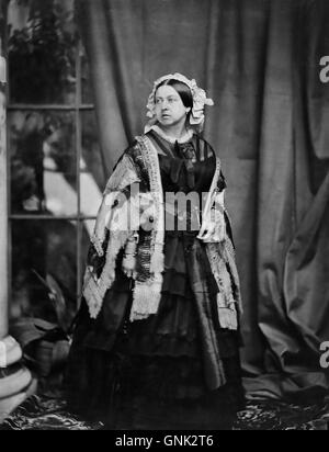 Königin VICTORIA (1819-1901) englischen Monarchen, fotografiert von John Mayall auf 1. März 1860 Stockfoto