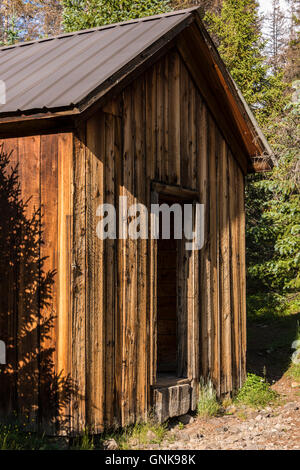 Carson Geisterstadt aus der Alpine Loop Scenic Byway in der Nähe von Lake City, Colorado. Stockfoto