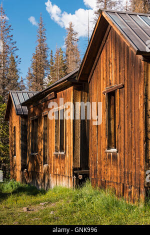 Carson Geisterstadt aus der Alpine Loop Scenic Byway in der Nähe von Lake City, Colorado. Stockfoto