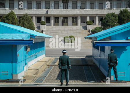 DMZ (Demilitarized Zone) an der Grenze zwischen Nord- und Südkorea, Panmunjeon, South Korea - Asien Stockfoto