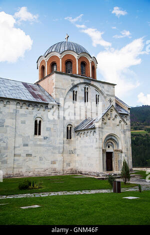 Detail der serbisch-orthodoxen Kloster aus dem 12. Jahrhundert Studenica Stockfoto