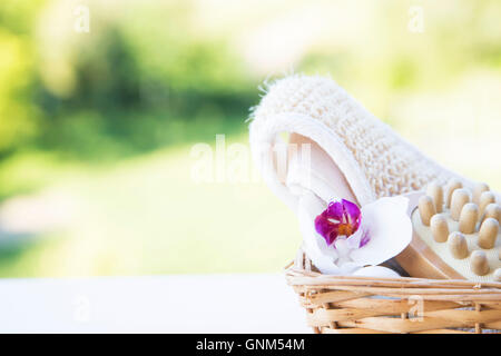 Wellness-set Stockfoto