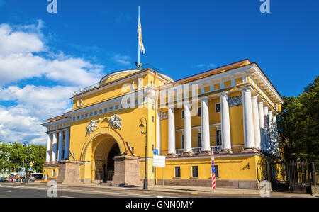 Die Admiralität Gebäude in Sankt Petersburg - Russland Stockfoto