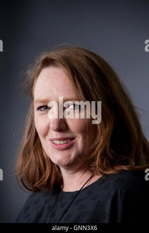 Paula Hawkins, der britische Thriller Writer bei Edinburgh International Book Festival. Edinburgh, Schottland. 13. August 2016 Stockfoto