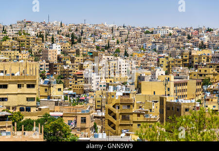 Stadtbild von Amman, Jordanien Stockfoto