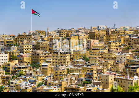 Stadtbild von Amman, Jordanien Stockfoto