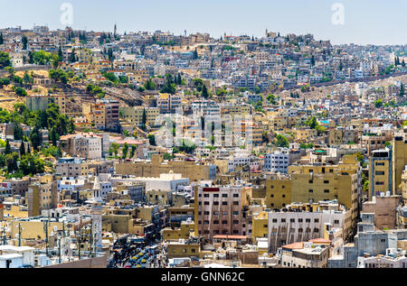 Stadtbild von Amman, Jordanien Stockfoto