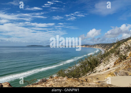 Rainbow Beach von Carlo Sand Schlag in Queensland - Australien Stockfoto