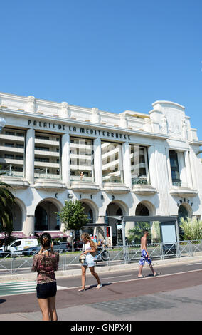 Hyatt Regency Palais De La Mediterranee Nizza Stockfoto