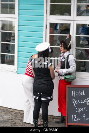 Musikfestival Festival Nr. 6 in Portmeirion Dorf, Gwynedd, Wales, UK Stockfoto