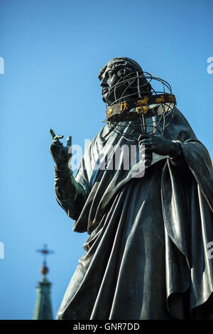 Torun ", Polen, die Kopernikus-Denkmal Stockfoto