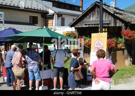 Foire Aux Vins in Notre-Dame de Bellecombe Stockfoto