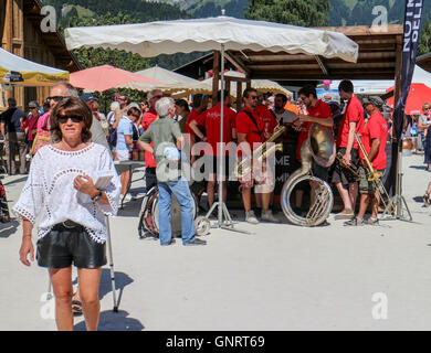 Foire Aux Vins in Notre-Dame de Bellecombe Stockfoto